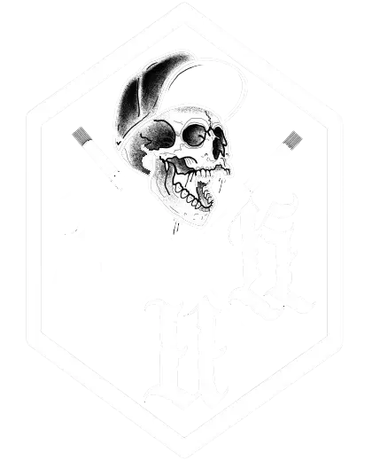 Duk Tattoo logo — geometric and black and grey tattoo artist in Boca Raton, Florida